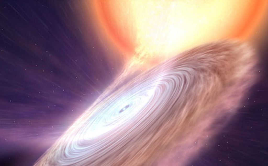 Bir nötron yıldızı komşusunu parçaladıktan sonra kozmos boyunca esen “güçlü bir ılık rüzgar” görüldü.