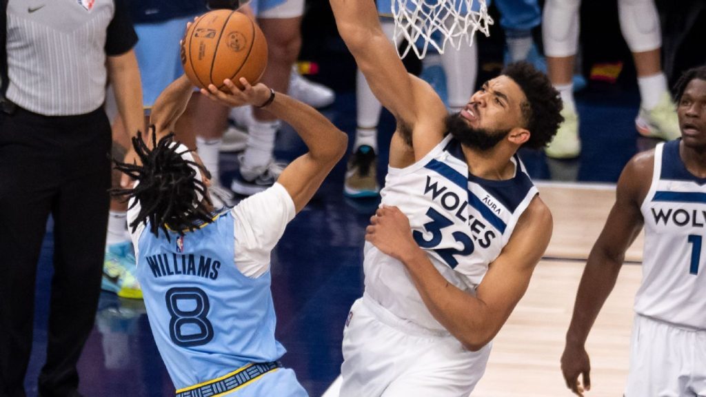 Minnesota Timberwolves’tan Karl-Anthony Towns, Memphis Grizzlies’i mağlup ettiği 4. maçta toparlandı