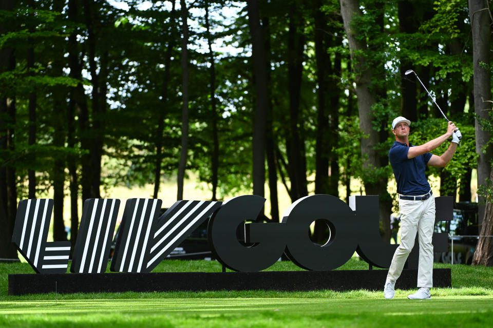 Hudson Swafford, bu haftaki FedEx Cup playoff'larında rekabet etmek isteyen üç Leaf golf oyuncusundan biri.  (Joe Maher/Live Golf/Getty Images)