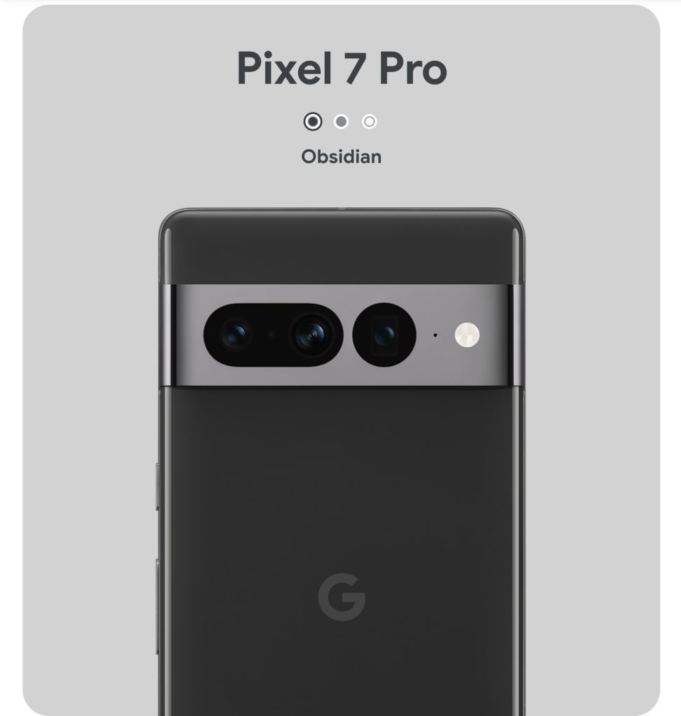 Pixel 7 Pro rengi