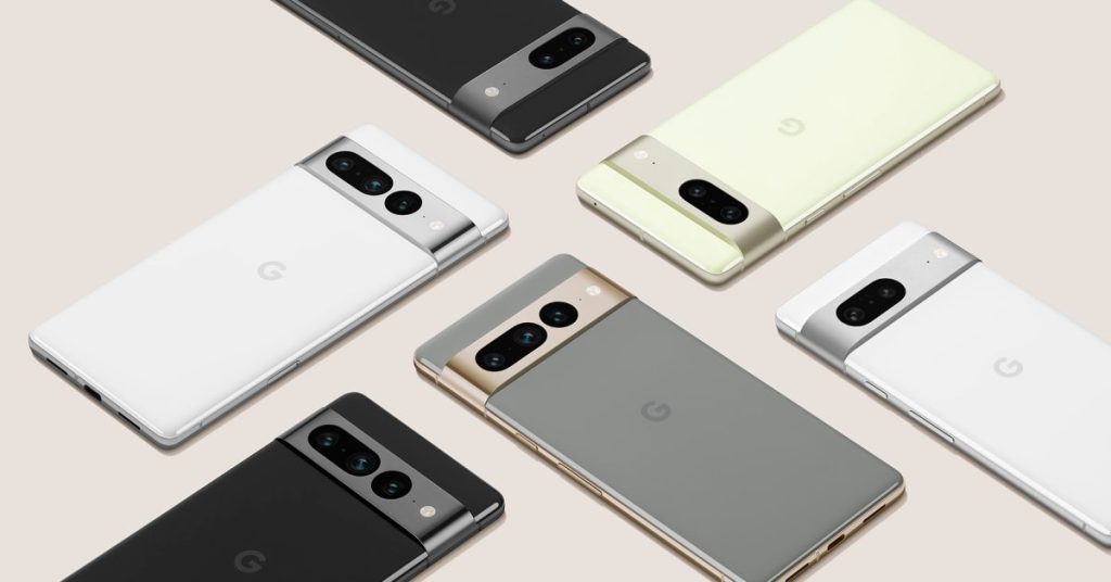 Google, Pixel 7 ve 7 Pro renk aralığının tamamını paylaşıyor