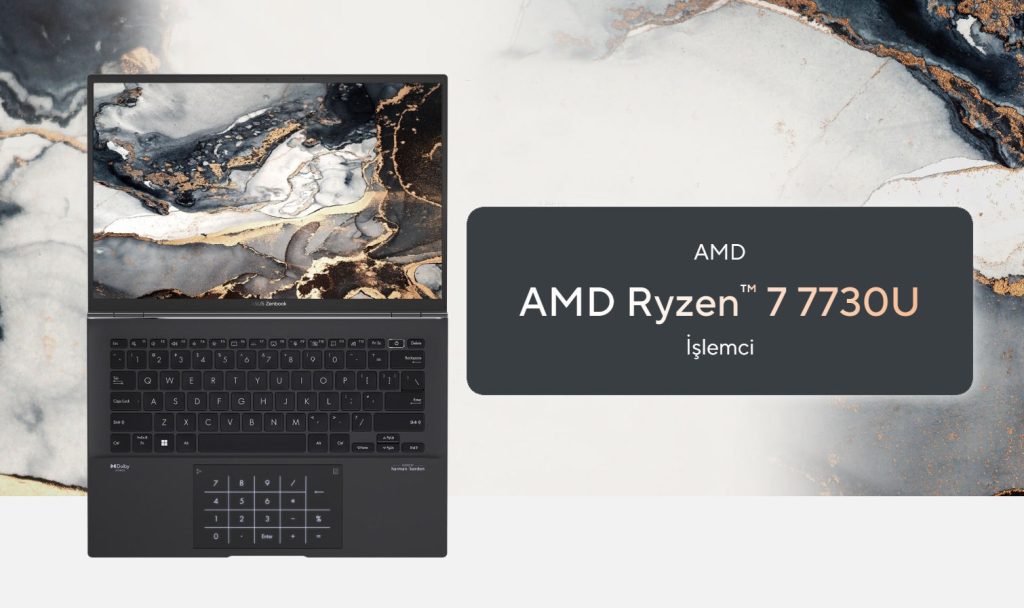 ASUS Zenbook 14’ün “Zen3” çekirdekli AMD Ryzen 7 7730U işlemciye sahip olduğu onaylandı