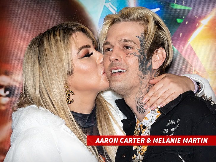 Aaron Carter ve Melanie Martin