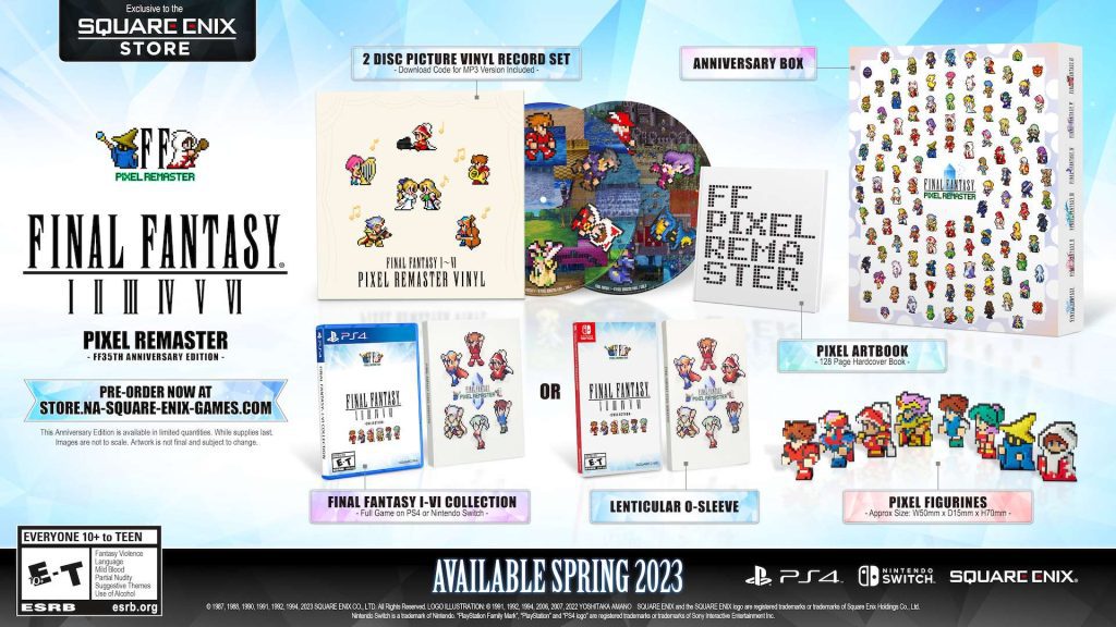 Final Fantasy Pixel Remaster serisi 2023 baharında PS4 ve Switch’e geliyor